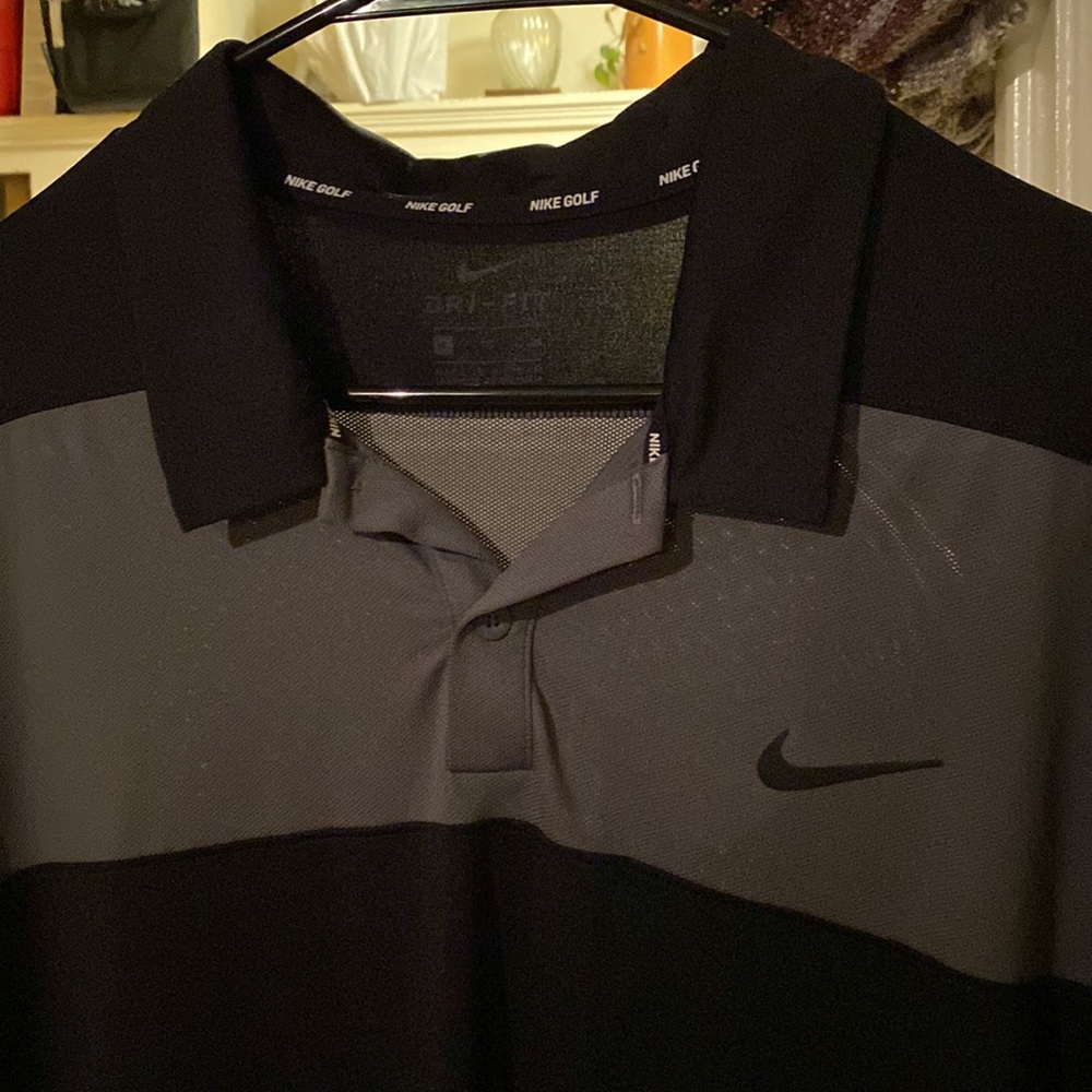 Nike Golf polo XL Black/Grey - Picture 3 of 3
